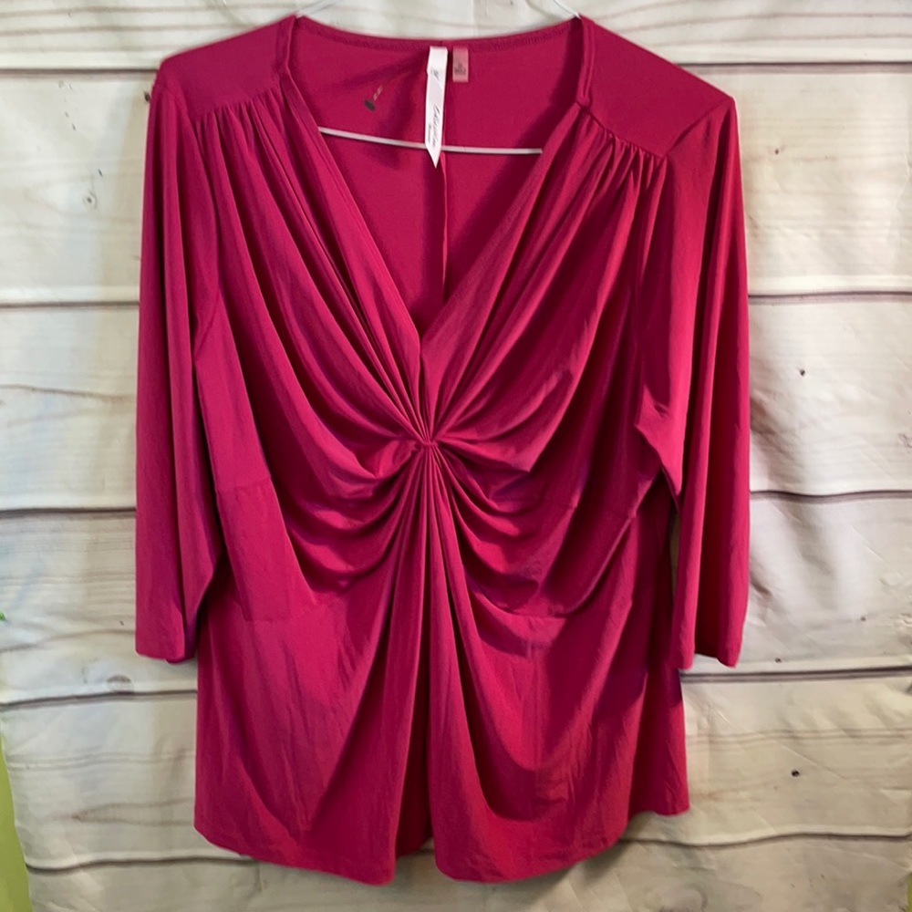 NY Collection Womens Blouse